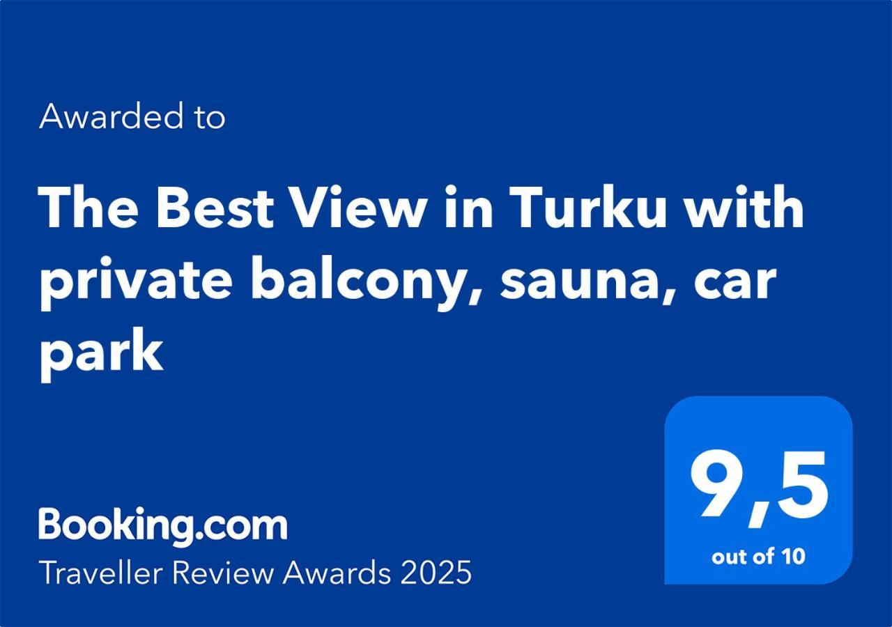 The Best View In Turku With Private Balcony, Sauna, Car Park מראה חיצוני תמונה
